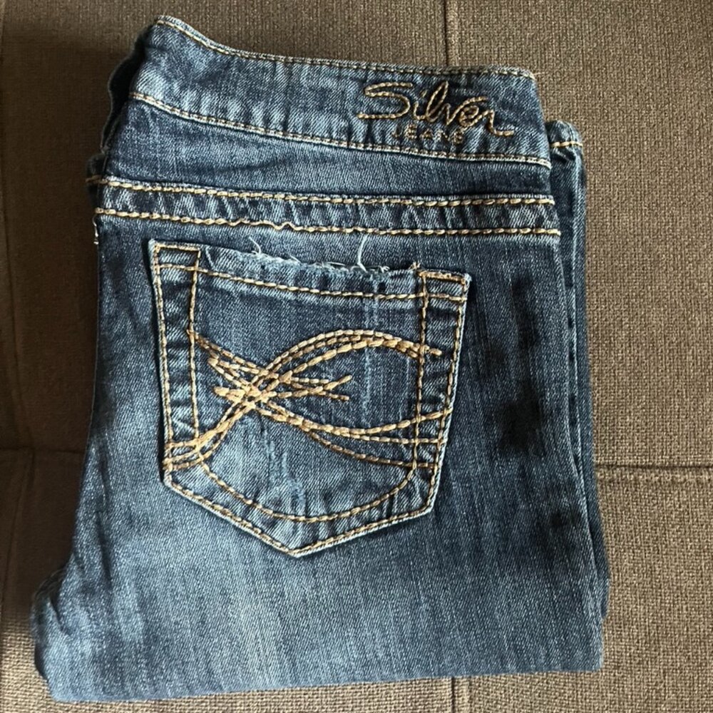 Silver Bootcut Jeans
